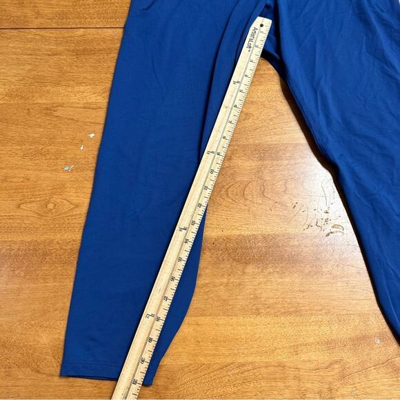 Under Armour Women’s Compression Leggings Size Large L Blue Athletic Gym Workout - Picture 7 of 10